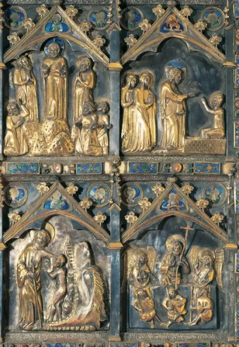Framed Print : High altar. Cathedral of Saint Mary of Girona. Gothic. Made Framed Print : High altar. Cathedral of Saint Mary of Girona. Gothic. Made