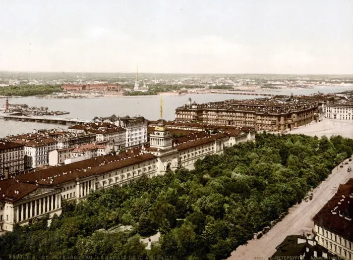 Framed Print : High angle view, St. Petersburg, Russia Framed Print : High angle view, St. Petersburg, Russia