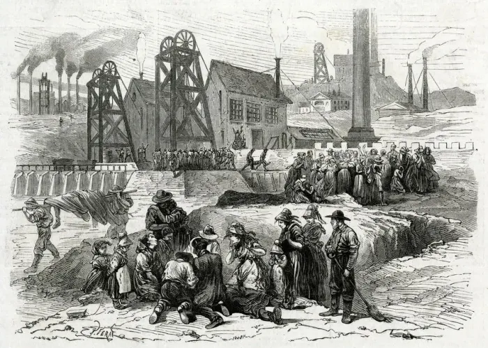 Framed Print : HIGH BROOKS MINE 1866 Framed Print : HIGH BROOKS MINE 1866