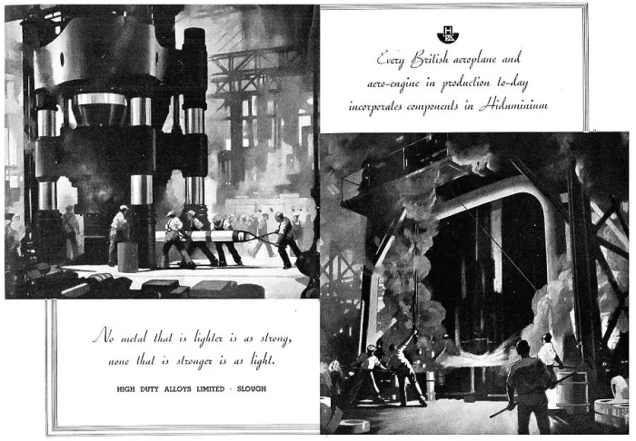 Framed Print : High Duty Alloys : HDA: Hiduminium RR Alloys