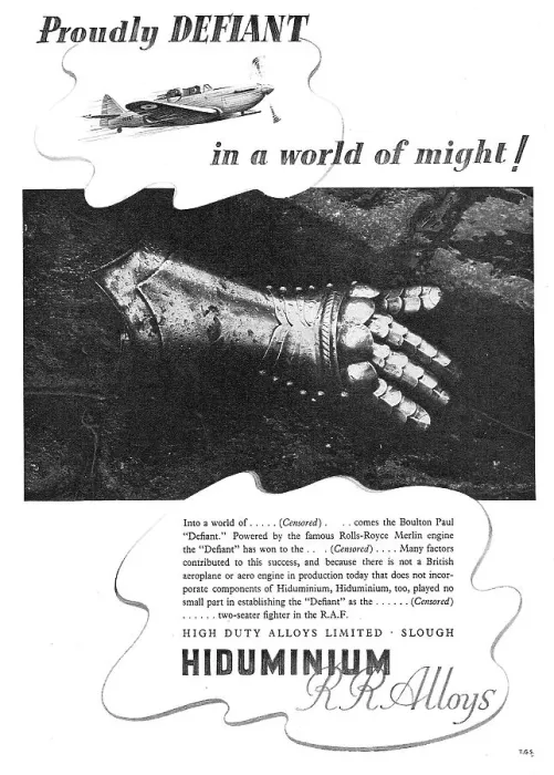 Framed Print : High Duty Alloys - Hiduminium Framed Print : High Duty Alloys - Hiduminium
