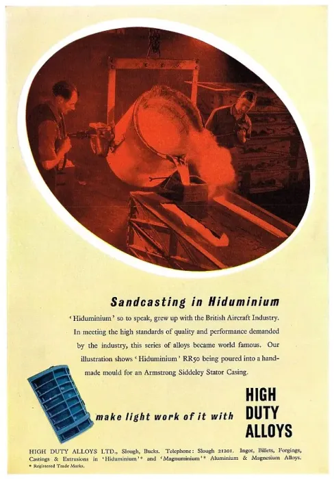 Framed Print : High Duty Alloys - Hiduminium Framed Print : High Duty Alloys - Hiduminium