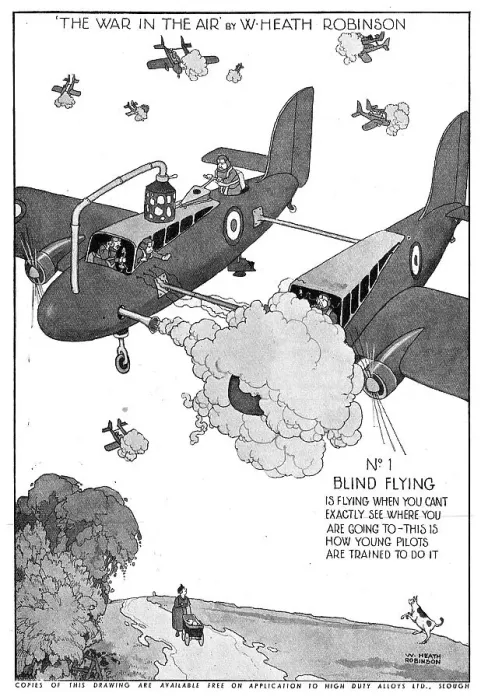Framed Print : High Duty Alloys - Hiduminium : Heath Robinson Framed Print : High Duty Alloys - Hiduminium : Heath Robinson