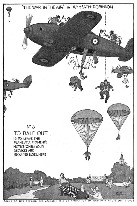 Framed Print : High Duty Alloys - Hiduminium : Heath Robinson Framed Print : High Duty Alloys - Hiduminium : Heath Robinson