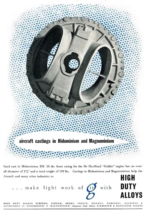 Framed Print : High Duty Alloys - Hiduminium Maguminium Framed Print : High Duty Alloys - Hiduminium Maguminium
