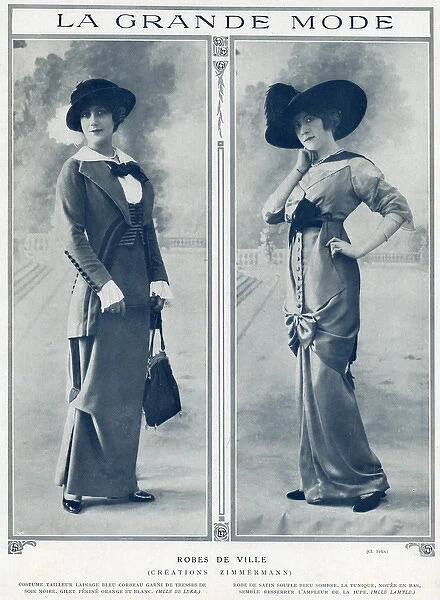 High fashion city ​​dresses 1912