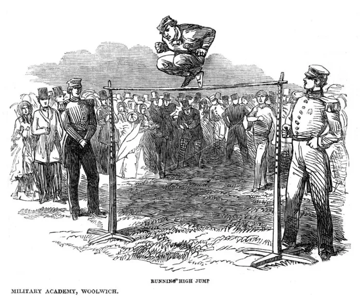 Framed Print : HIGH JUMP 1850 Framed Print : HIGH JUMP 1850
