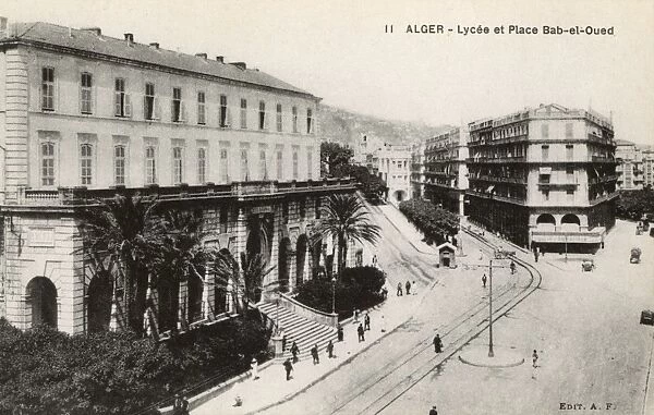 High School and Bab-el-Oued Square, Algiers, Algeria