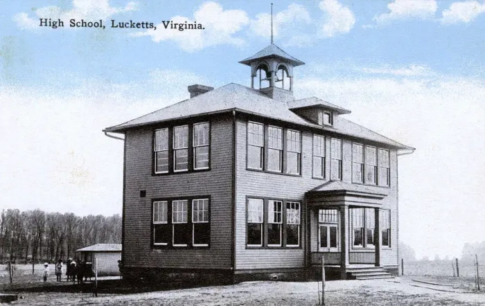 Framed Print : High School at Lucketts, Virginia Framed Print : High School at Lucketts, Virginia