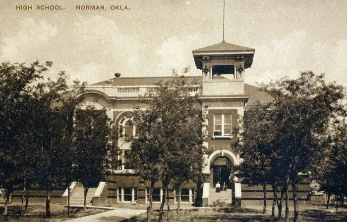 Framed Print : The High School, Norman, Oklahoma, USA Framed Print : The High School, Norman, Oklahoma, USA
