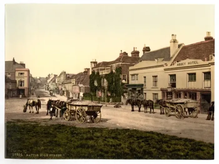 Framed Print : High Street, Battle, England Framed Print : High Street, Battle, England