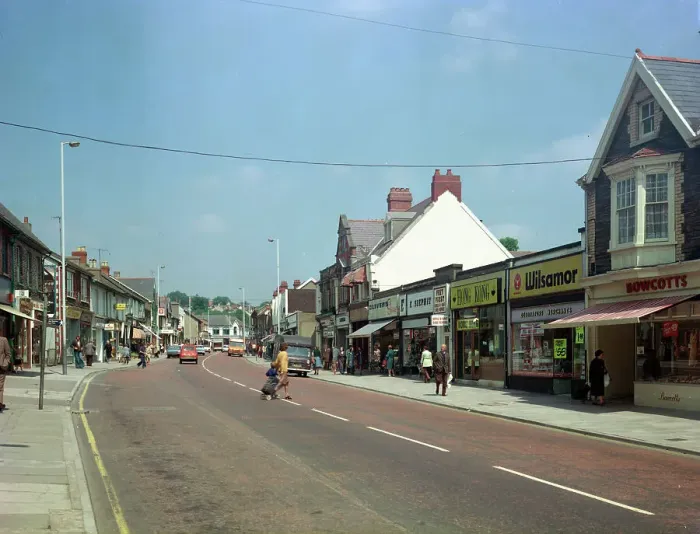 Framed Print : High Street, Blackwood Framed Print : High Street, Blackwood