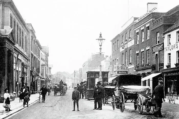 Framed Print : High Street, Bridgwater Framed Print : High Street, Bridgwater