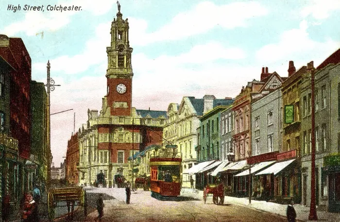 Framed Print : High Street, Colchester, Essex Framed Print : High Street, Colchester, Essex