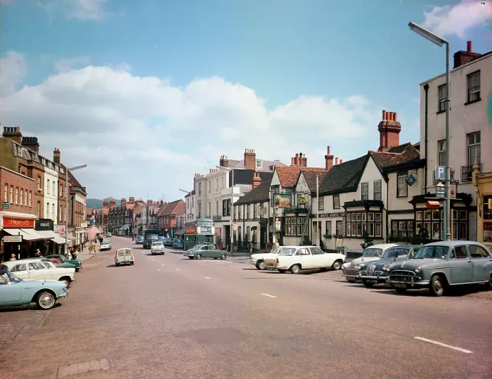 Framed Print : High Street, Dorking Framed Print : High Street, Dorking
