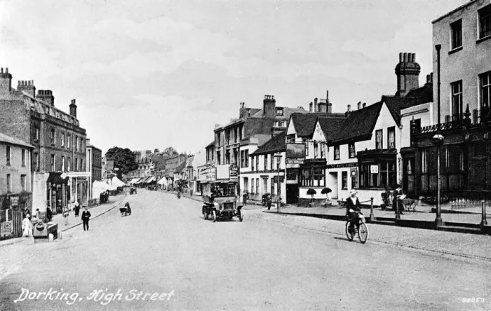 Framed Print : High Street, Dorking, Surrey Framed Print : High Street, Dorking, Surrey