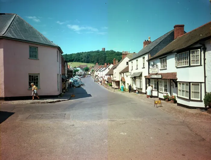 Framed Print : High Street, Dunster Framed Print : High Street, Dunster
