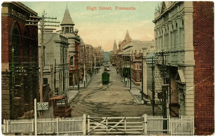 Framed Print : High Street, Fremantle, Western, WA, Australia Framed Print : High Street, Fremantle, Western, WA, Australia