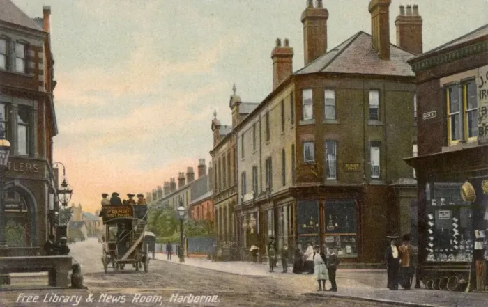 Framed Print : High Street, Harborne, Birmingham, West Midlands Framed Print : High Street, Harborne, Birmingham, West Midlands