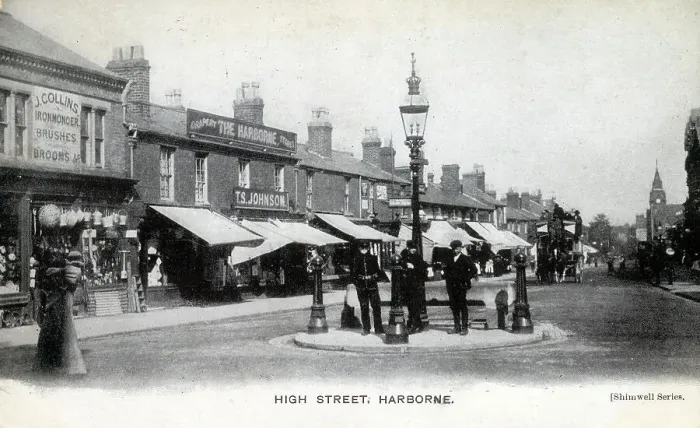Framed Print : High Street, Harborne, south-west Birmingham Framed Print : High Street, Harborne, south-west Birmingham