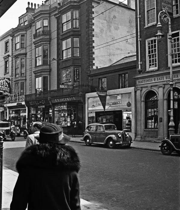 Framed Print : High Street, Hastings, Sussex Framed Print : High Street, Hastings, Sussex