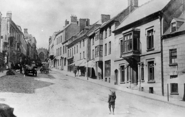 Framed Print : High Street, Haverfordwest, South Wales Framed Print : High Street, Haverfordwest, South Wales