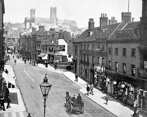 High Street Lincoln Victorian period