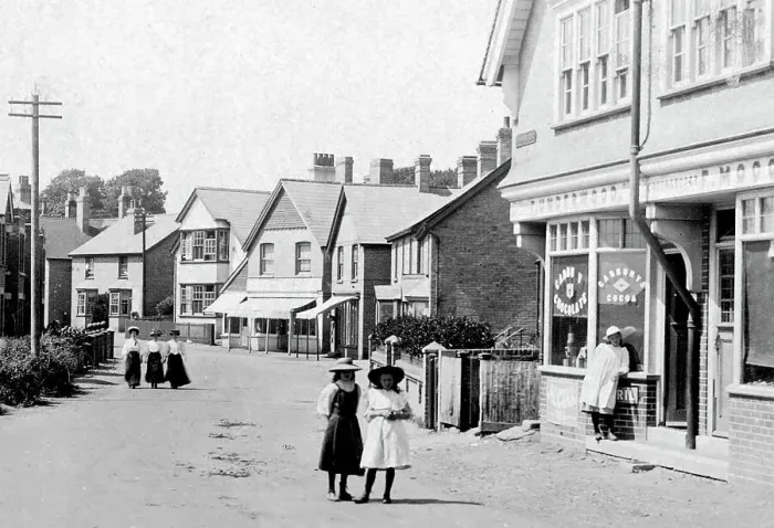 Framed Print : High Street, Milford on Sea Framed Print : High Street, Milford on Sea