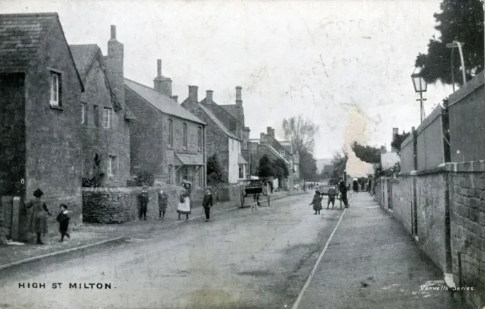 Framed Print : High Street, Milton, Derbyshire Framed Print : High Street, Milton, Derbyshire