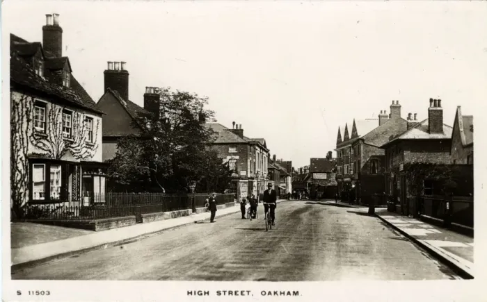 Framed Print : High Street, Oakham, England Framed Print : High Street, Oakham, England