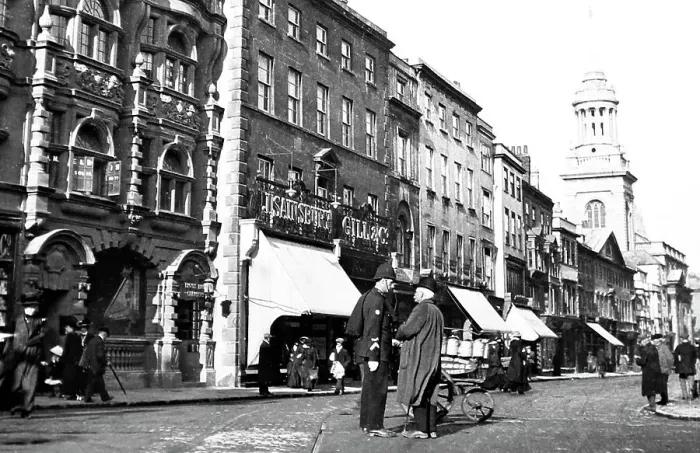 Framed Print : High Street, Oxford, early 1900s Framed Print : High Street, Oxford, early 1900s
