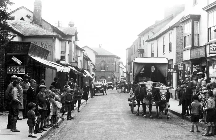Framed Print : High Street, Presteigne Framed Print : High Street, Presteigne