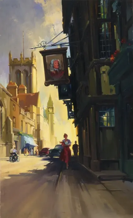 Framed Print : High Street pub in English Market Town Framed Print : High Street pub in English Market Town