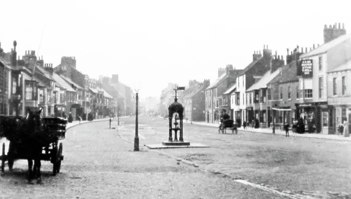 Framed Print : High Street, Redcar, Victorian period Framed Print : High Street, Redcar, Victorian period
