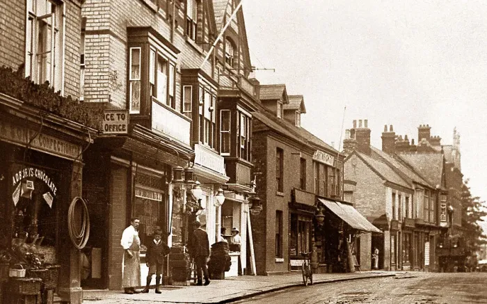 Framed Print : High Street, Rushden Framed Print : High Street, Rushden