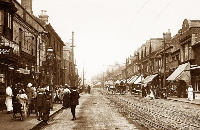 Framed Print : High Street, Smethwick early 1900's Framed Print : High Street, Smethwick early 1900's