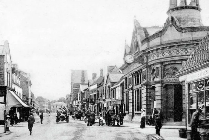 Framed Print : High Street, St Neots Framed Print : High Street, St Neots