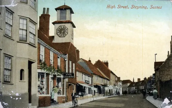 Framed Print : High Street, Steyning, Sussex Framed Print : High Street, Steyning, Sussex