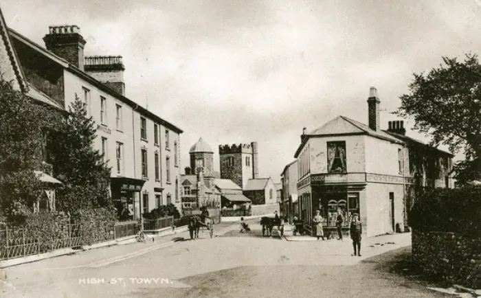 Framed Print : High Street, Towyn, Denbighshire Framed Print : High Street, Towyn, Denbighshire