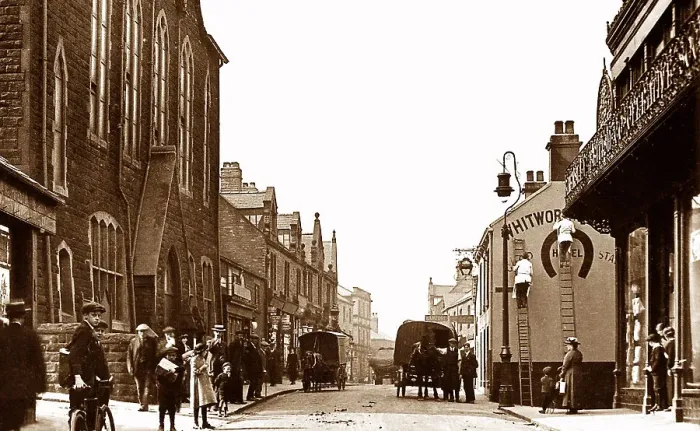Framed Print : High Street, Wombwell Framed Print : High Street, Wombwell