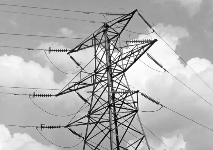 Framed Print : High Voltage AC transmission pylon Framed Print : High Voltage AC transmission pylon