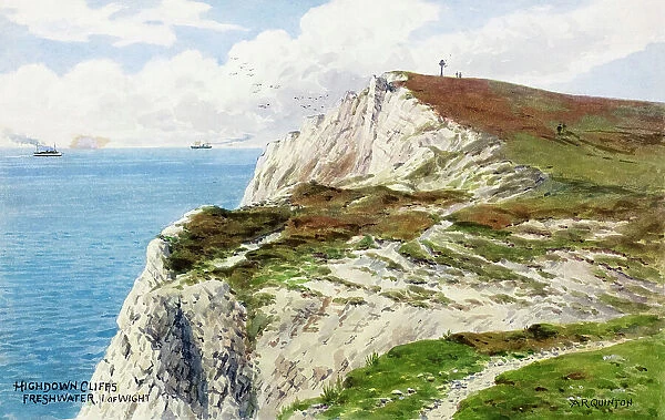 Highdown Cliffs, Freshwater, Isle of Wight