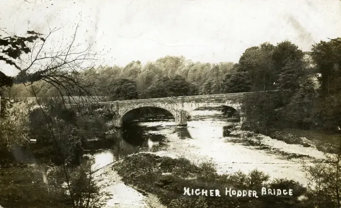 Framed Print : Higher - Upper Hodder Bridge, Near Barrow, Lancashire Framed Print : Higher - Upper Hodder Bridge, Near Barrow, Lancashire