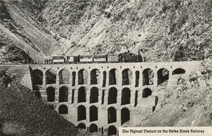 Framed Print : Highest Viaduct on the Kalka-Shimla Railway Framed Print : Highest Viaduct on the Kalka-Shimla Railway