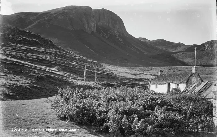 Framed Print : A Highland Croft in Coldbackie Framed Print : A Highland Croft in Coldbackie