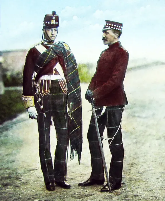 Framed Print : Highland Light Infantry Victorian period