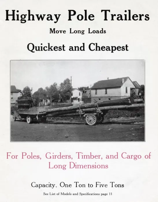 Framed Print : Highway Pole Trailers move long loads Framed Print : Highway Pole Trailers move long loads