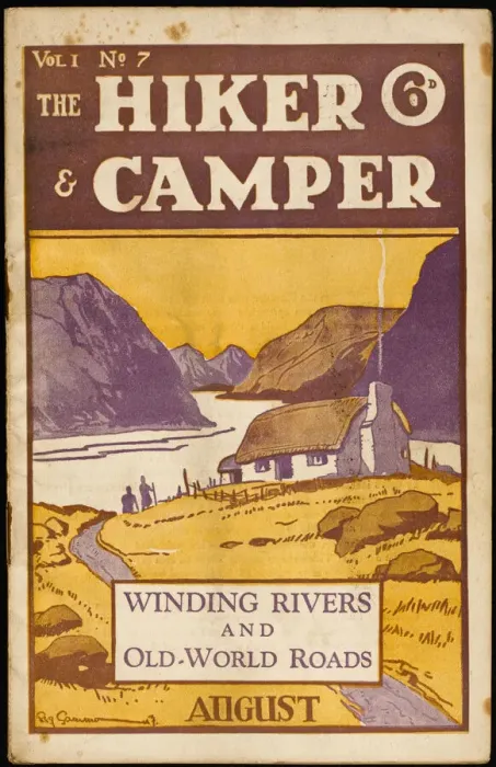 Framed Print : THE HIKER & CAMPER 1931 Framed Print : THE HIKER & CAMPER 1931