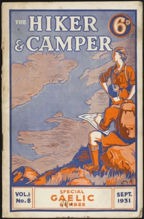 Framed Print : The Hiker & Camper 1931 Framed Print : The Hiker & Camper 1931