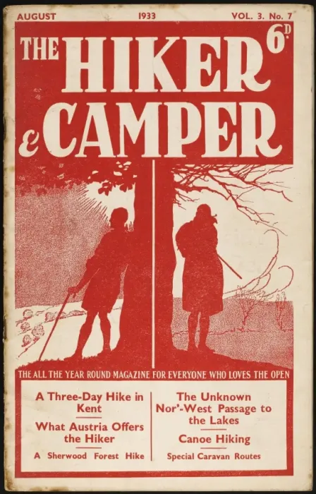 Framed Print : The Hiker & Camper, 1933 Framed Print : The Hiker & Camper, 1933